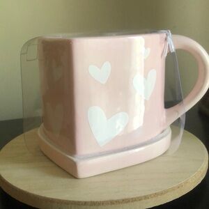 Sheffield Home Pink Heart shaped Coffee Mug